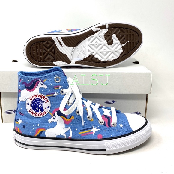 Converse Unicorn Ctas Canvas High Light Blue Kid’s - Picture 2 of 10